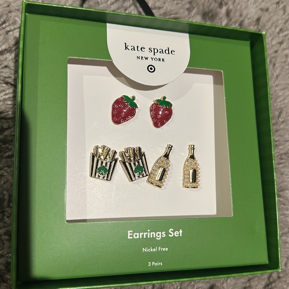Kate Spade x Target earrings. Never worn
